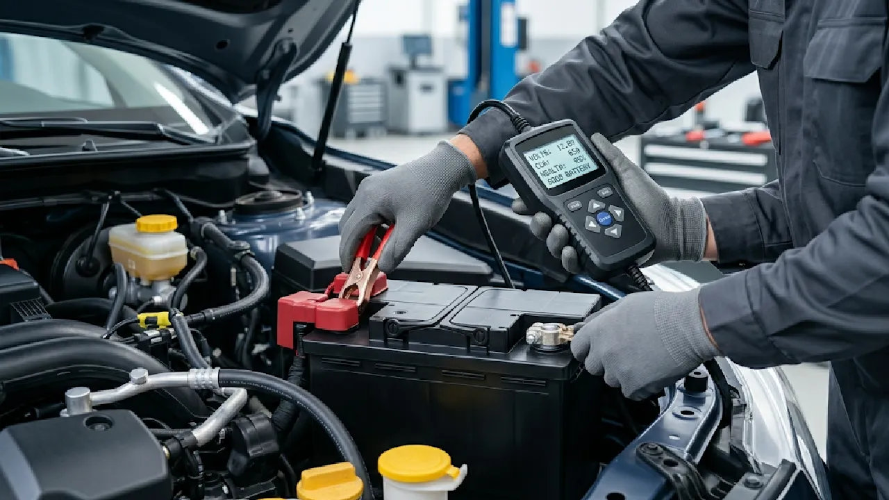 partes de una bateria de carro